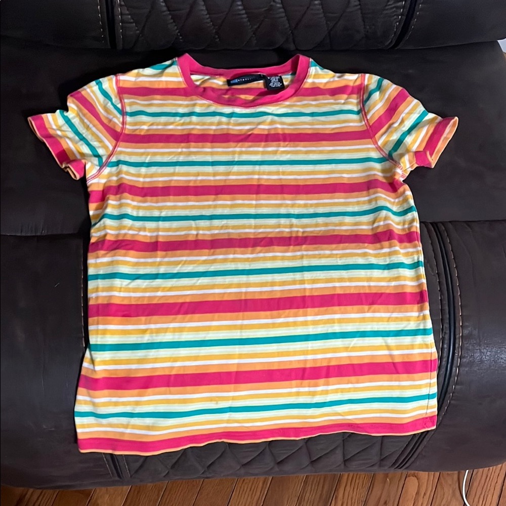 Relativity Pink and Yellow Short Sleeve Tee